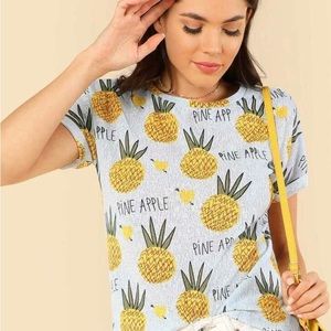Pineapple shirt SHEIN size S
